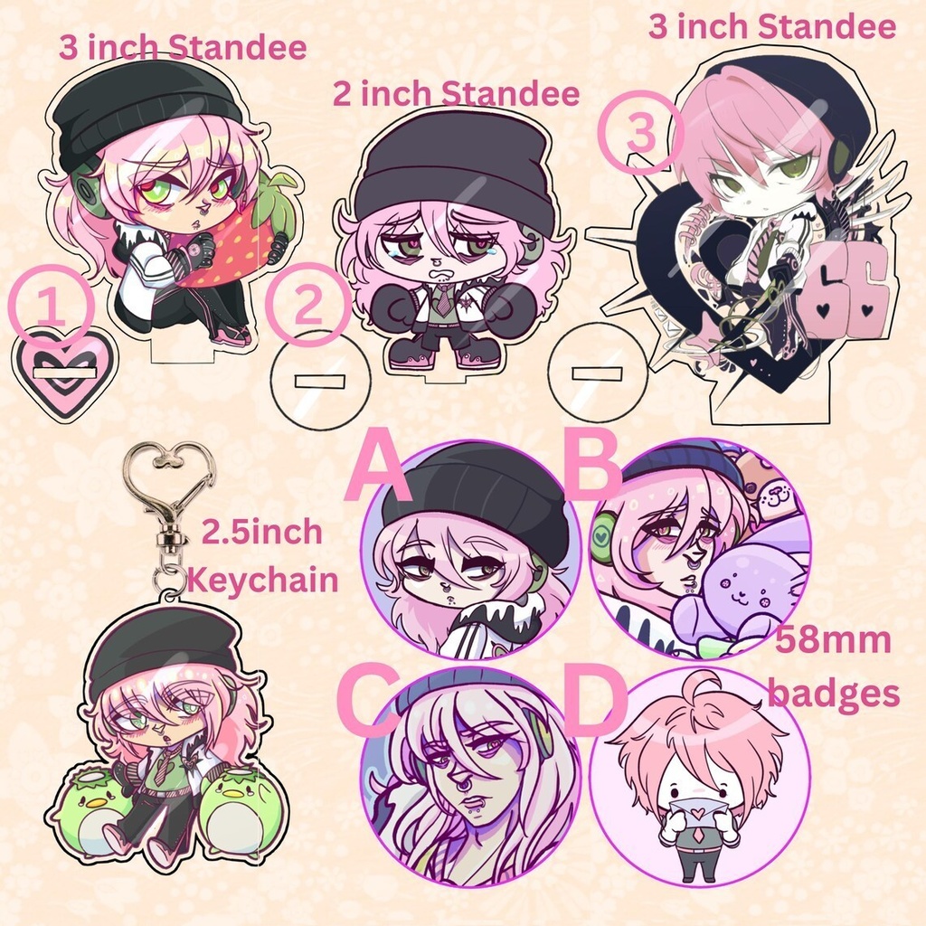 VY2 roro ロロ 66 アクリルスタンド 缶バッジ アクキー