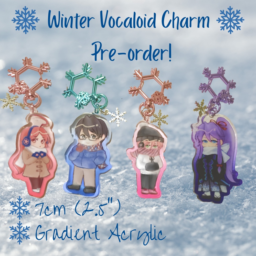 SF-A2開発コードmiki 氷山キヨテル VY2(66/ロロRoro) 神威がくぽ 冬のグラデーションアクキー