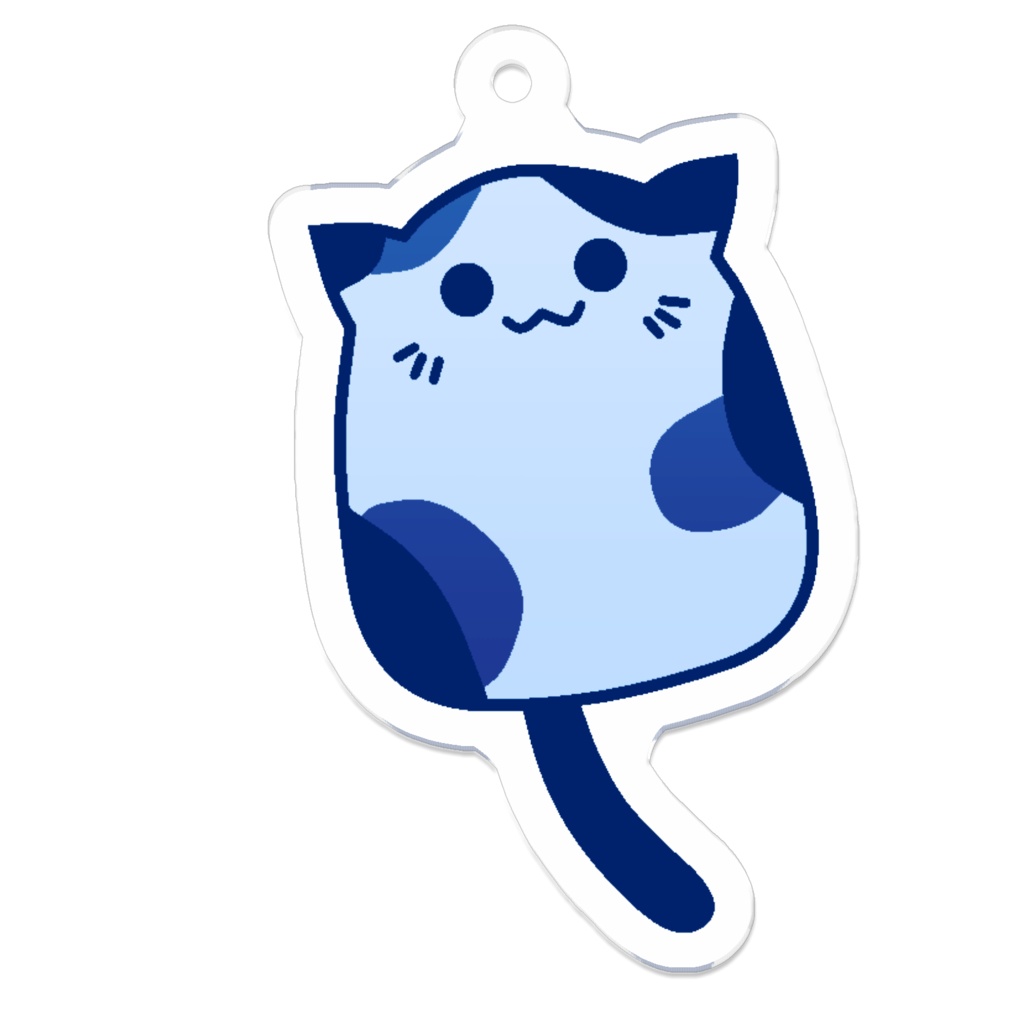 飛ぶ猫アクリルキーホルダー