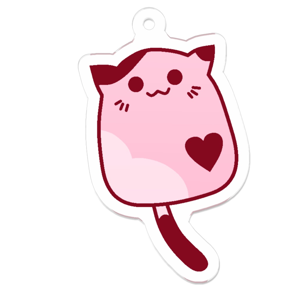 飛ぶ猫アクリルキーホルダー