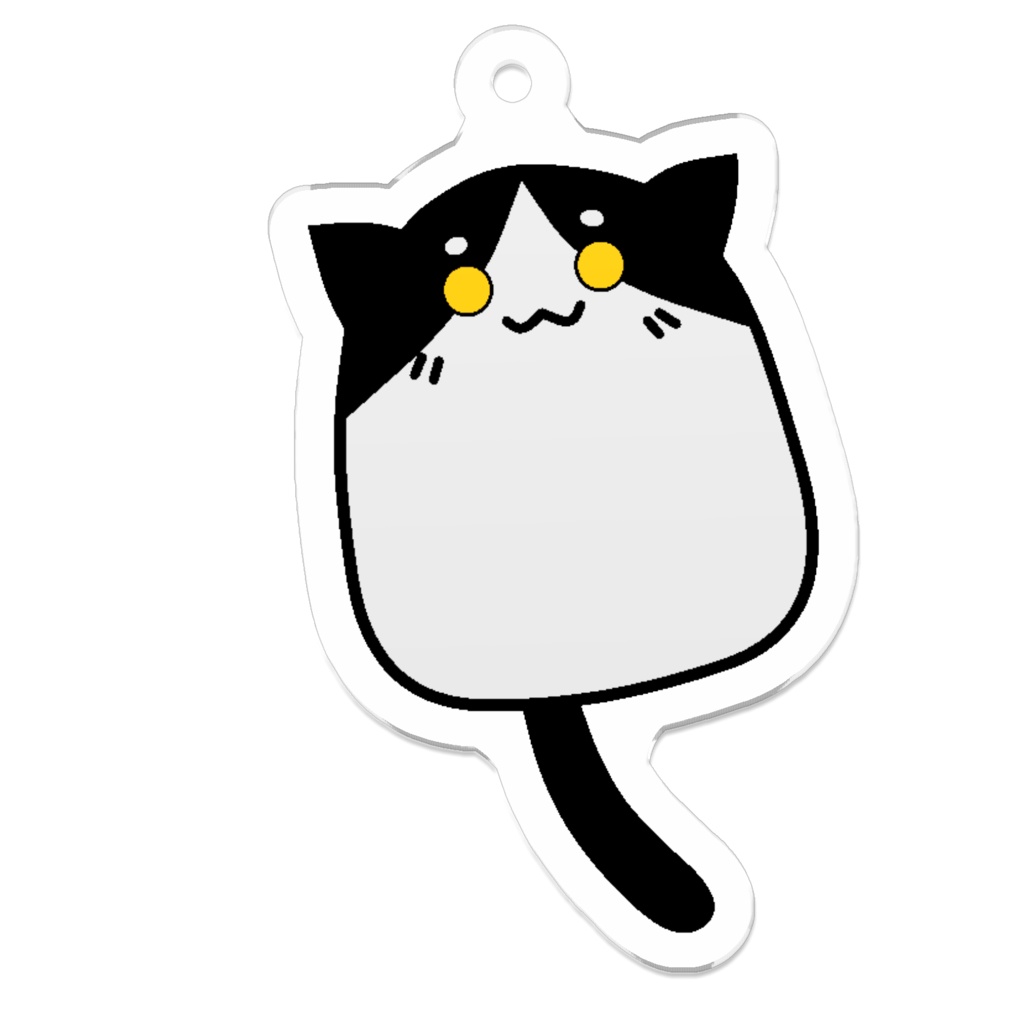 飛ぶ猫アクリルキーホルダー