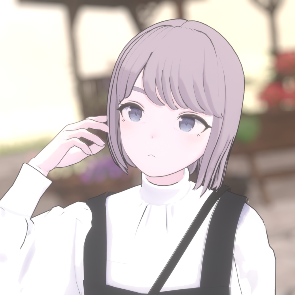 【lapwing対応髪型】Natural Flare bob【3D hairstyle】