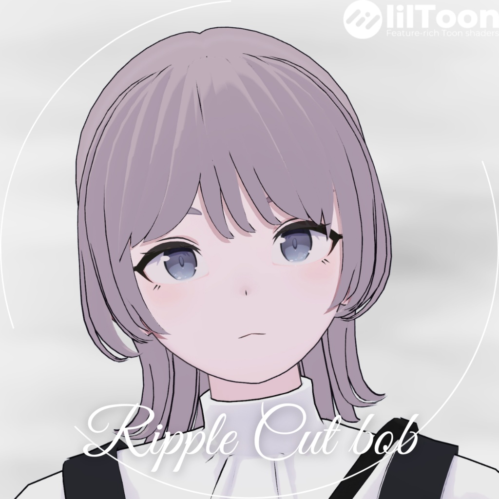 【Lapwing/Grus】Ripple Cut bob【3D hairstyle】