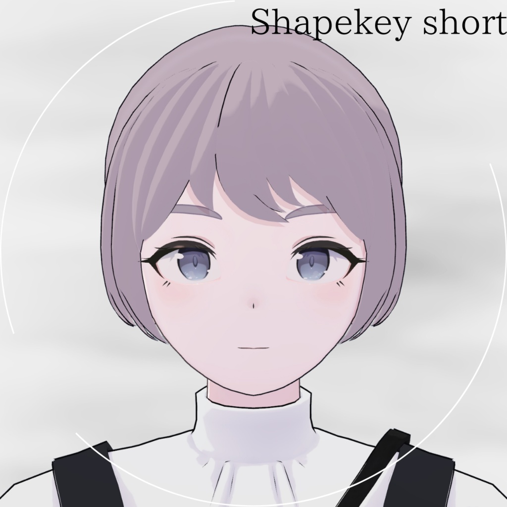 【Lapwing/Grus】One-Line Braid hair【3D hairstyle】