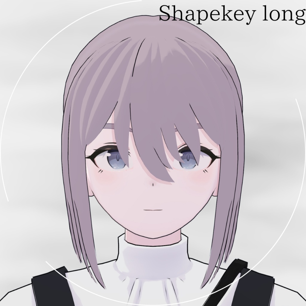 【Lapwing/Grus】One-Line Braid hair【3D hairstyle】