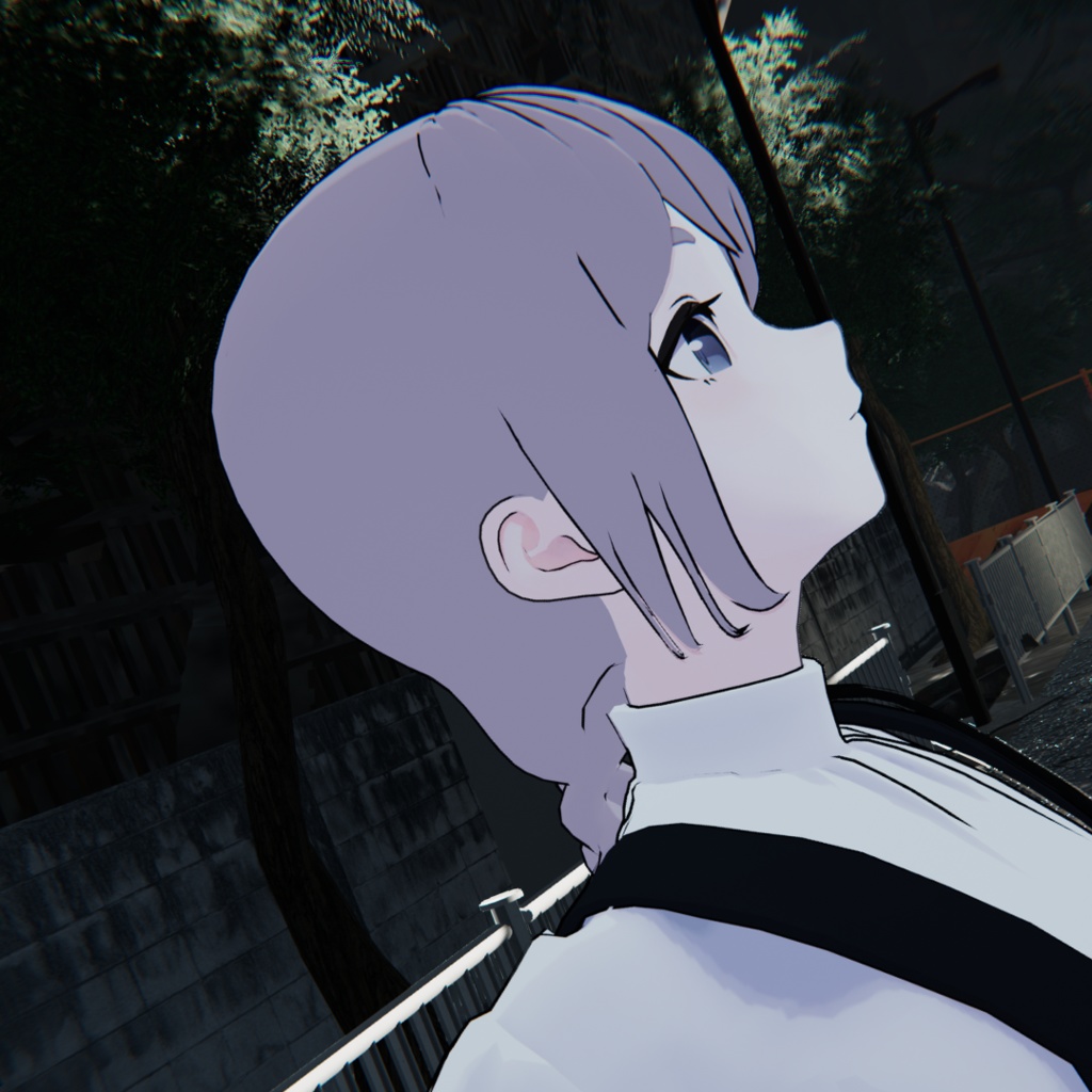 【Lapwing/Grus】One-Line Braid hair【3D hairstyle】