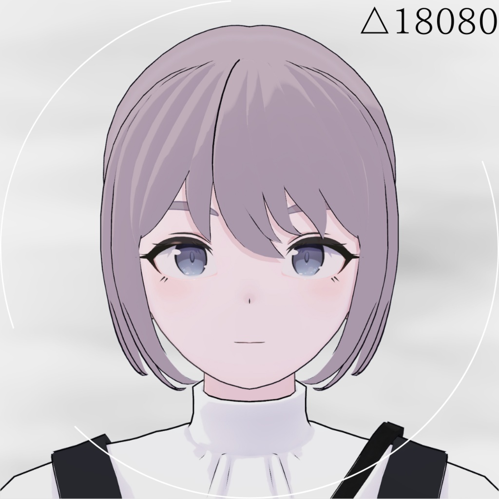 【Lapwing/Grus】One-Line Braid hair【3D hairstyle】