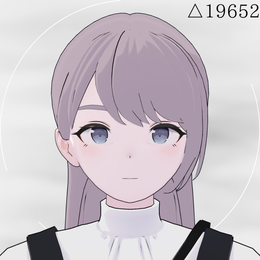 【Lapwing/Grus】simple straight long hair【3D hairstyle】