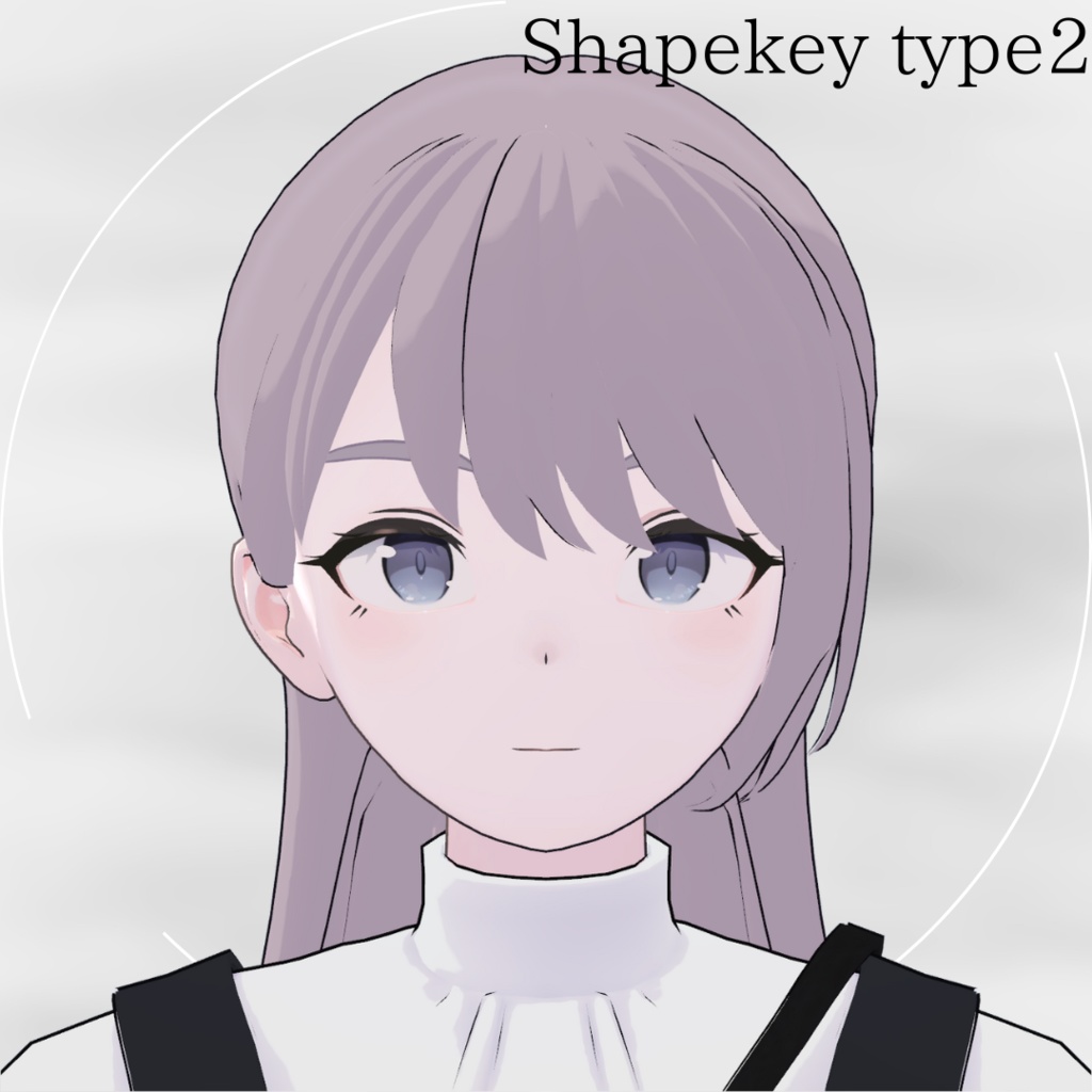 【Lapwing/Grus】simple straight long hair【3D hairstyle】