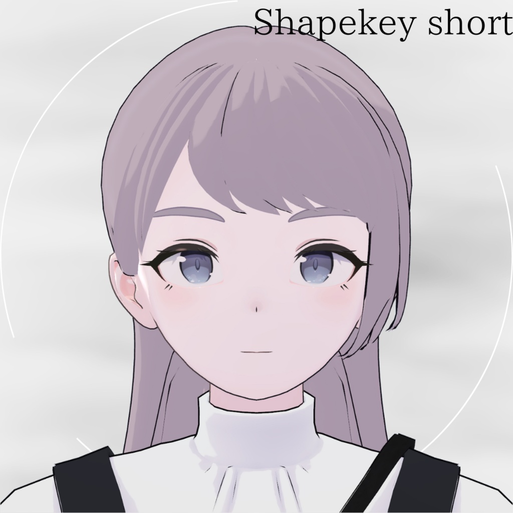 【Lapwing/Grus】simple straight long hair【3D hairstyle】