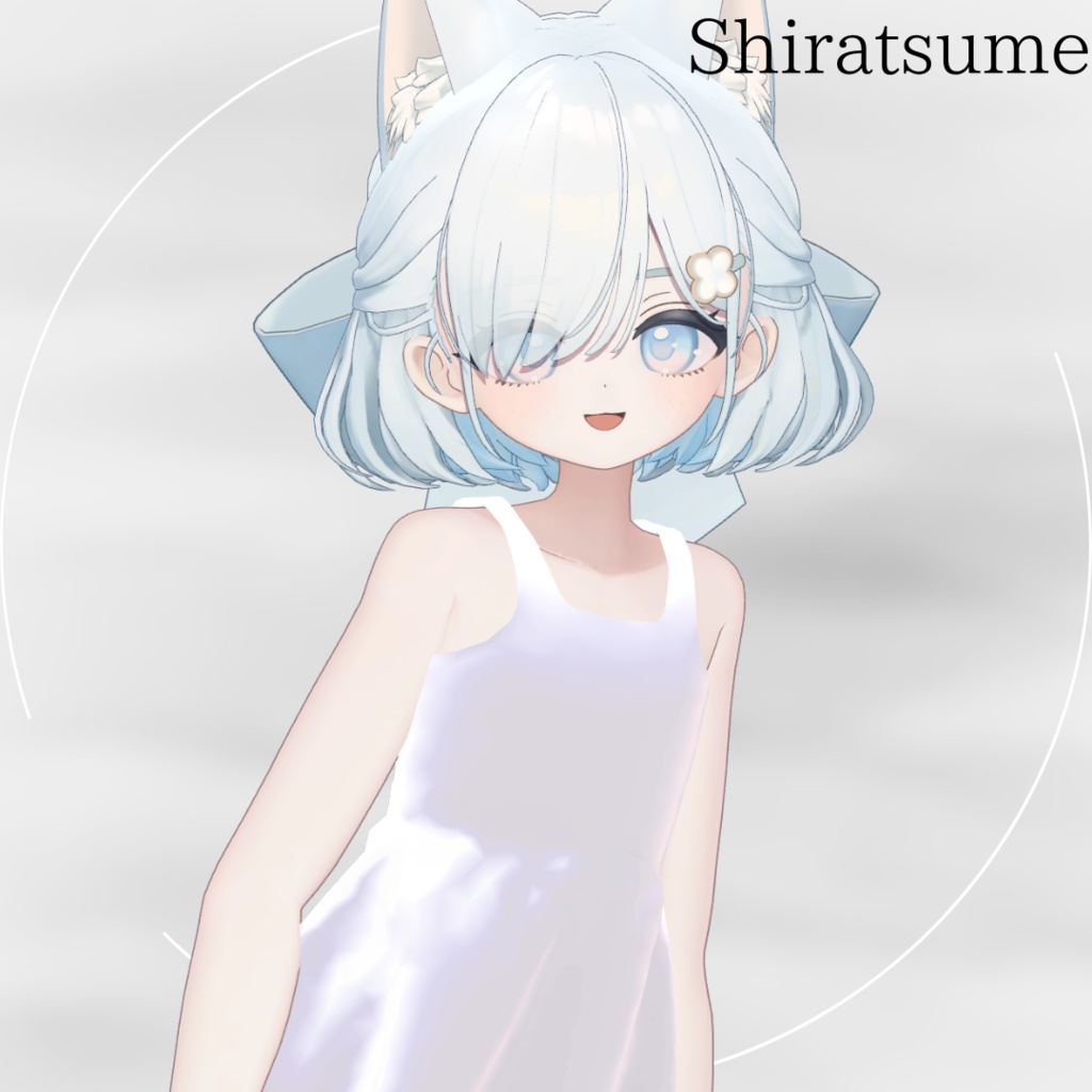 【複数アバター対応】Simple summer dress【3D衣装】