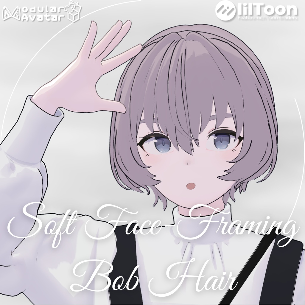 【Lapwing/Grus】Soft Face-Framing Bob Hair【3D hairstyle】