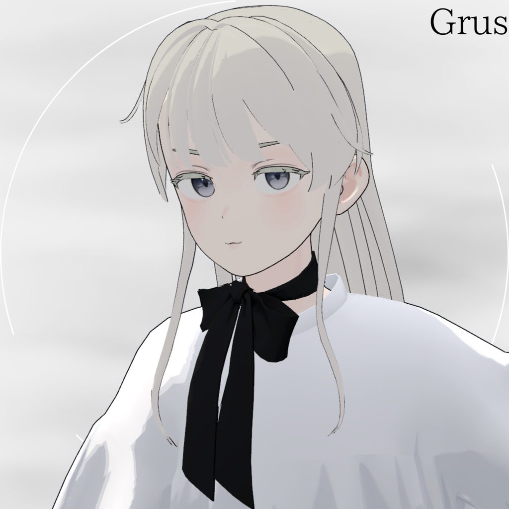 【Lapwing/Grus】Airy simple long hair【3D hairstyle】