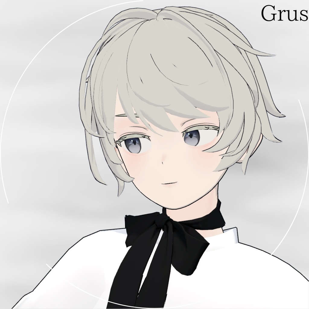 【Lapwing/Grus】Loose Shaggy short hair【3D hairstyle】