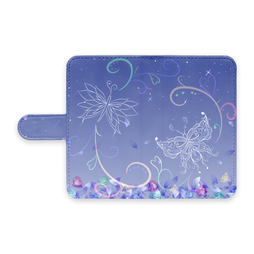 スマホケース 蝶