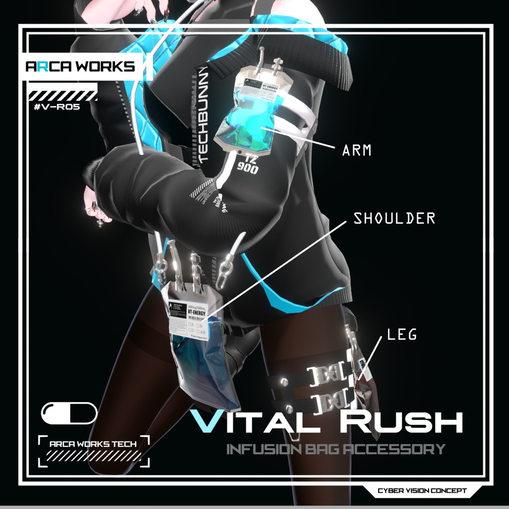【MA対応】Vital Rush アクセサリー【持てる!揺れる!】