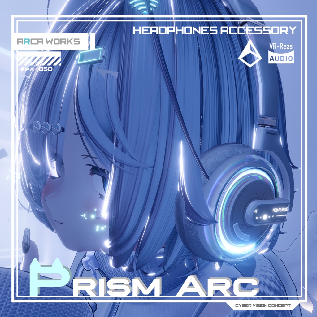 PrismArc-V1.10 ヘッドホン(全アバター対応)