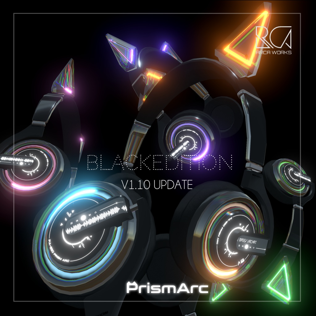 PrismArc-V1.10 ヘッドホン(全アバター対応)
