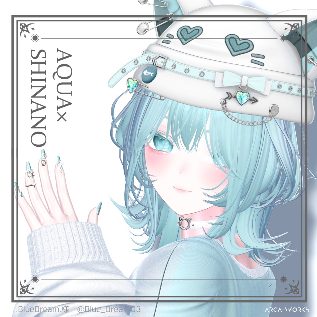 RoseDripNail 3Dネイル(14アバター)