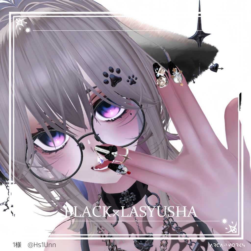 RoseDripNail 3Dネイル(14アバター)