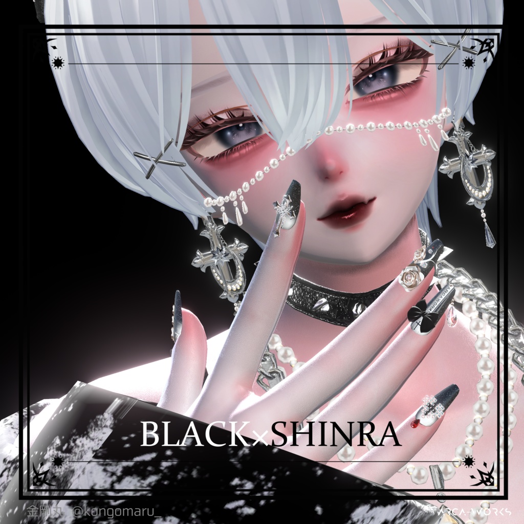 RoseDripNail 3Dネイル(14アバター)