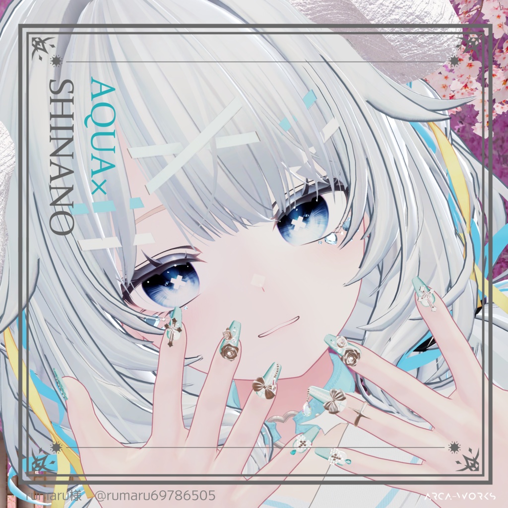 RoseDripNail 3Dネイル(14アバター)