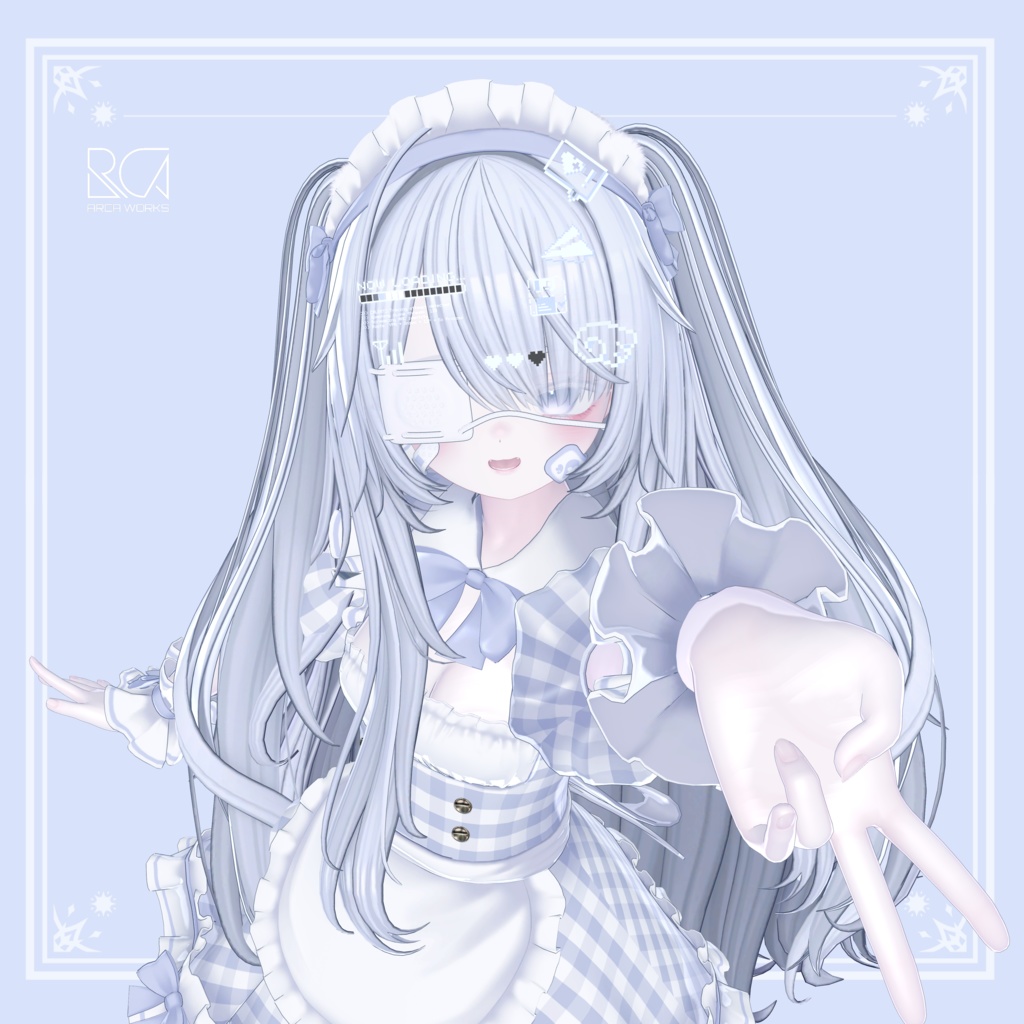 【Vol.2新発売】動く! PixelBoot ヘアアクセサリー (+なで警告ギミック)