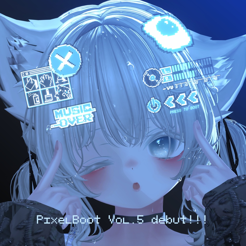 動く! PixelBoot ヘアアクセサリー (+2種ギミック)