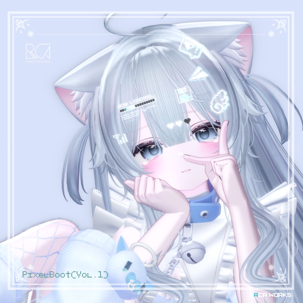 【Vol.2新発売】動く! PixelBoot ヘアアクセサリー (+なで警告ギミック)