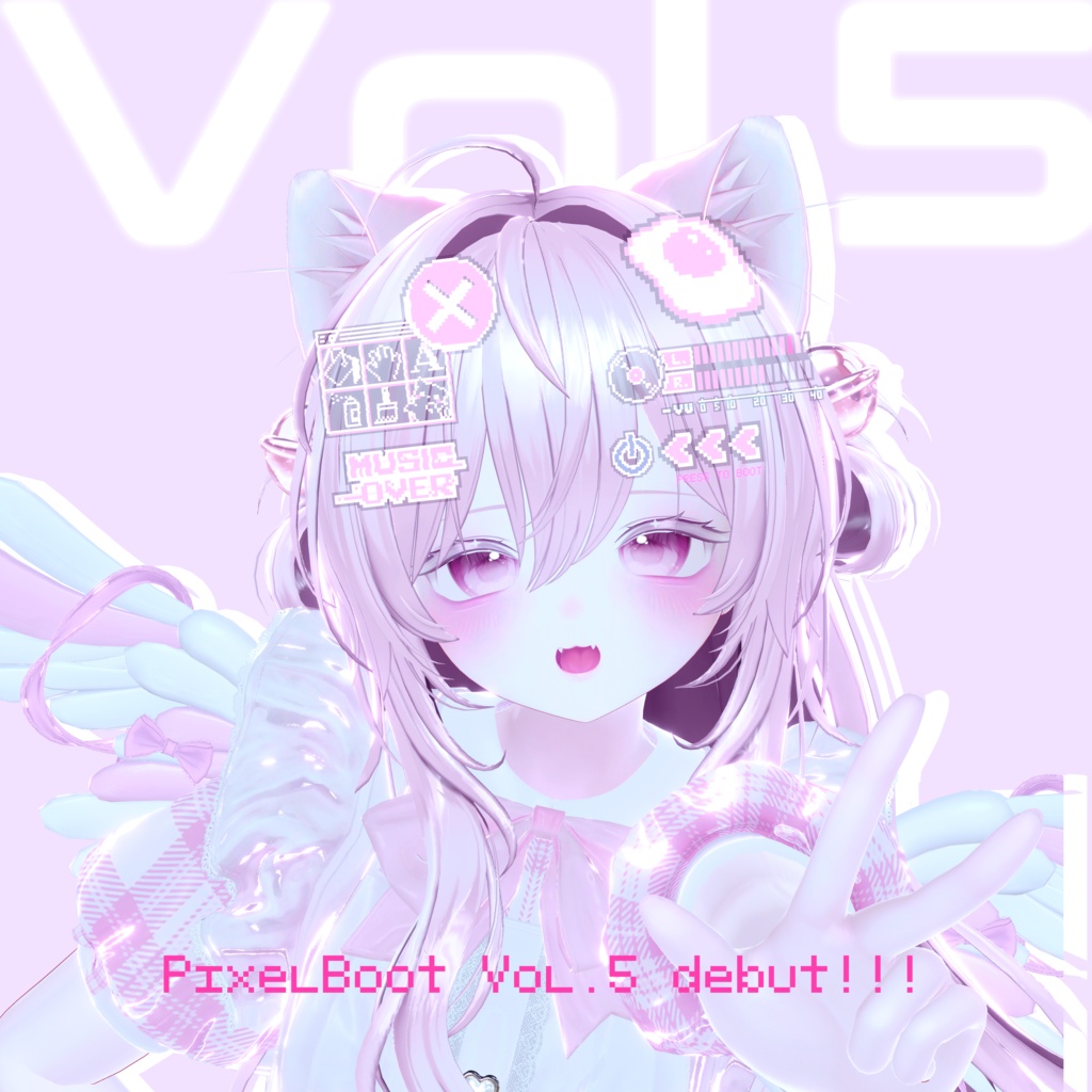動く! PixelBoot ヘアアクセサリー (+2種ギミック)