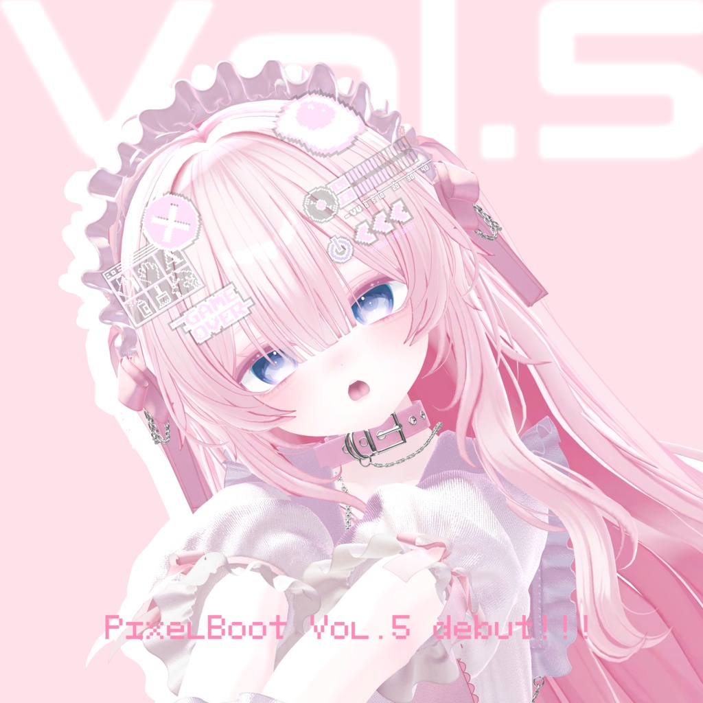 動く! PixelBoot ヘアアクセサリー (+2種ギミック)