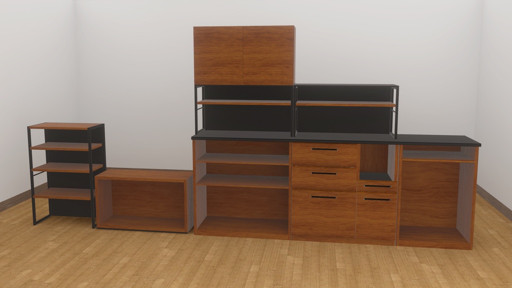 【3Dモデル】KitchenBox