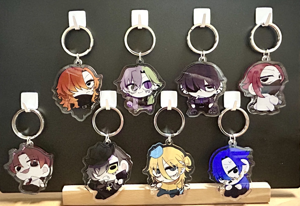 🆕🔴アクリルキーリング