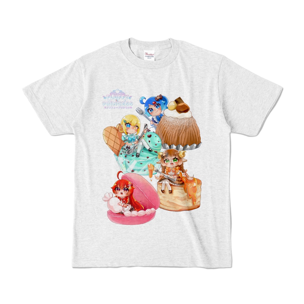 フラフィー❦プリンセス_バレンタインVer.Tシャツ(ホワイト)