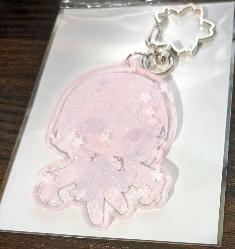 デビュー5周年記念 桜アクリルキーホルダー〖ボイス付き〗