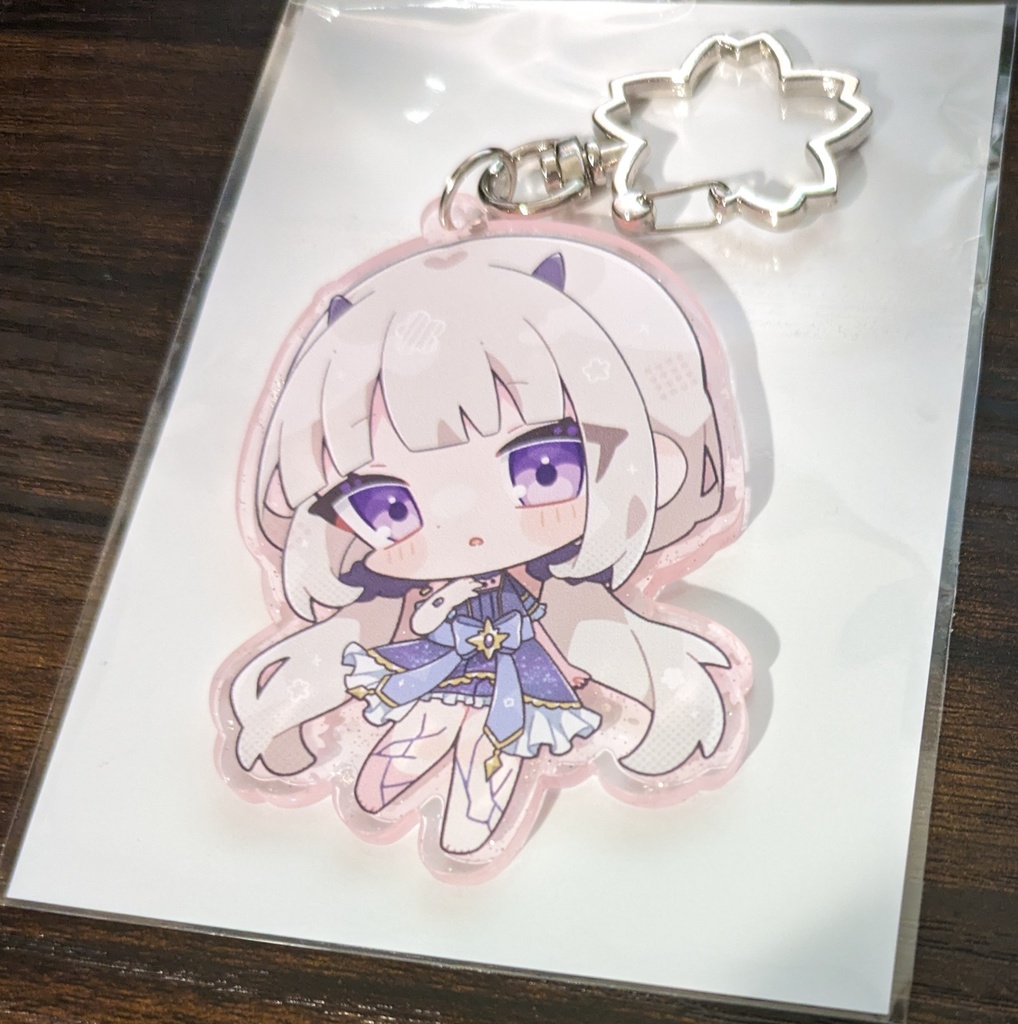 デビュー5周年記念 桜アクリルキーホルダー〖ボイス付き〗