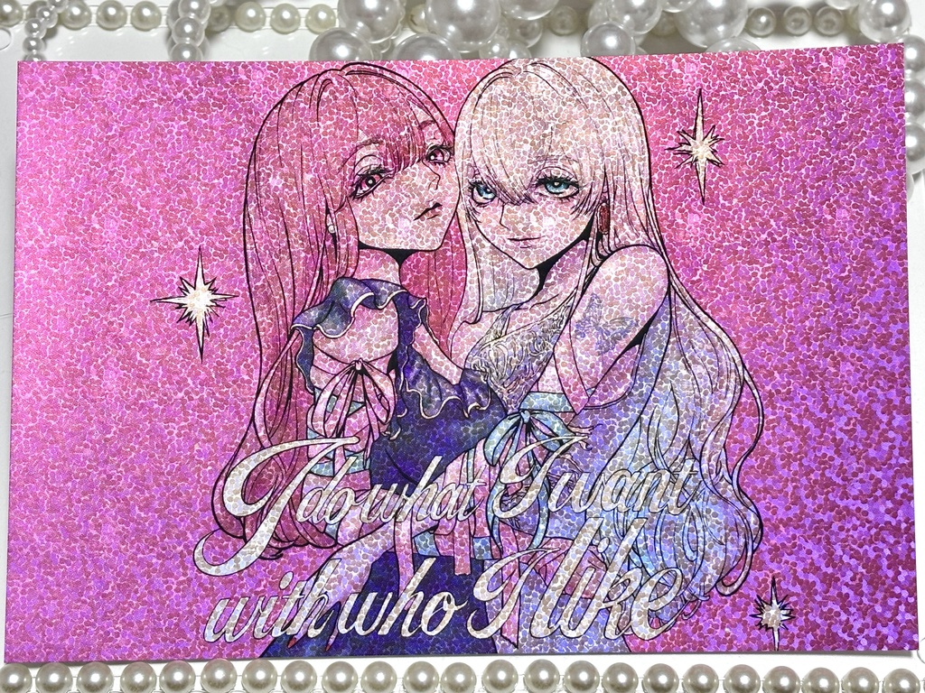 グリッターポストカード 