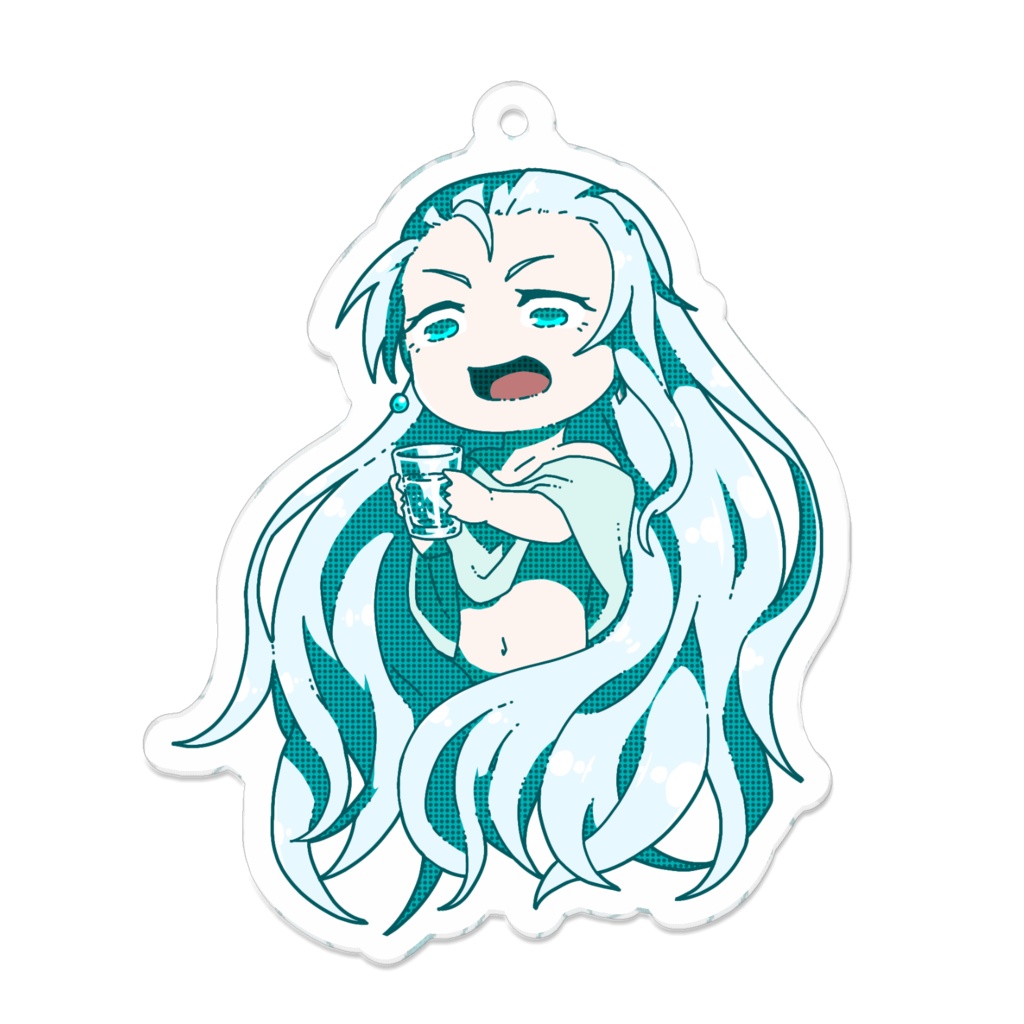 水素水の精アクリルキーホルダー