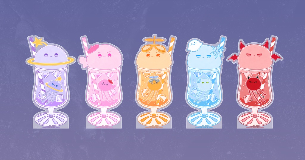 あしながシュワシュワアクリルスタンド