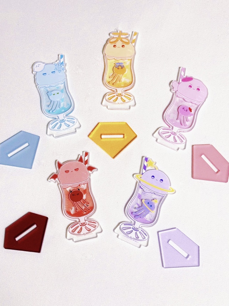 あしながシュワシュワアクリルスタンド