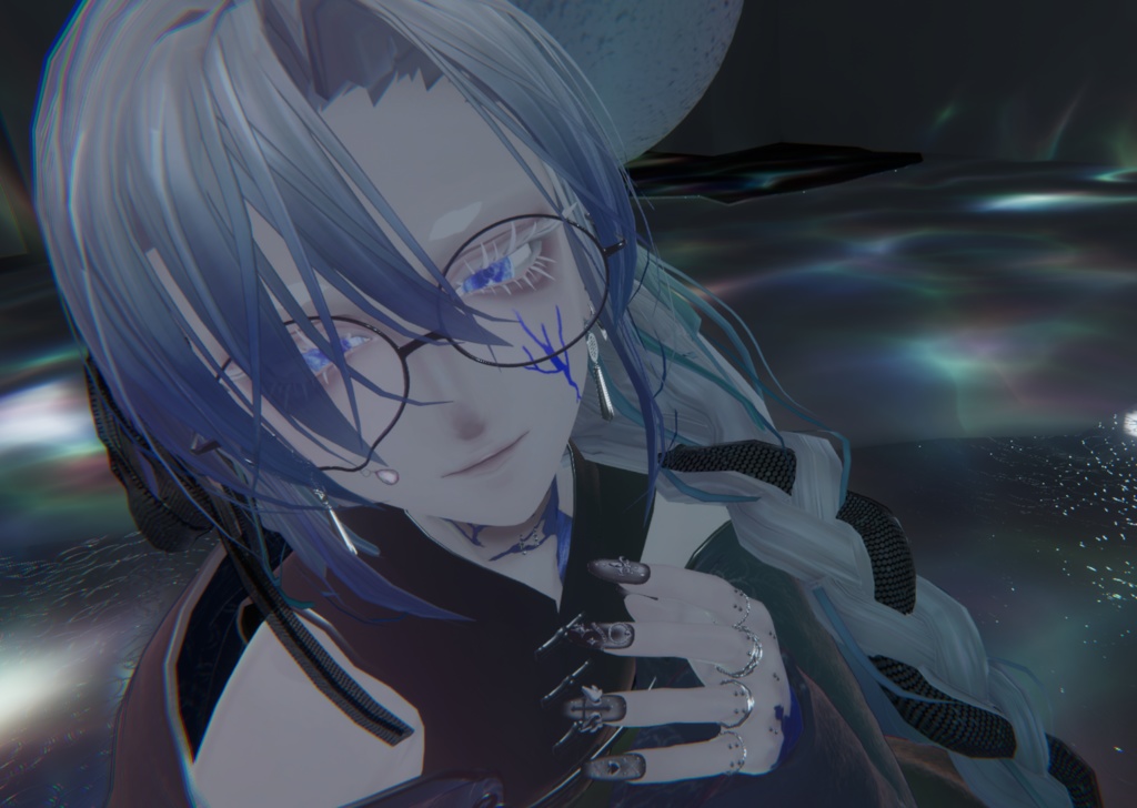 SALE【13アバター対応】星空を仰ぐアイテクスチャ【話題のルチカ対応】【キプフェルのみ無料配布】