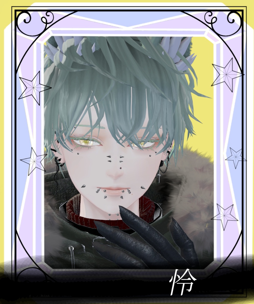 SALE【13アバター対応】星空を仰ぐアイテクスチャ【話題のルチカ対応】【キプフェルのみ無料配布】