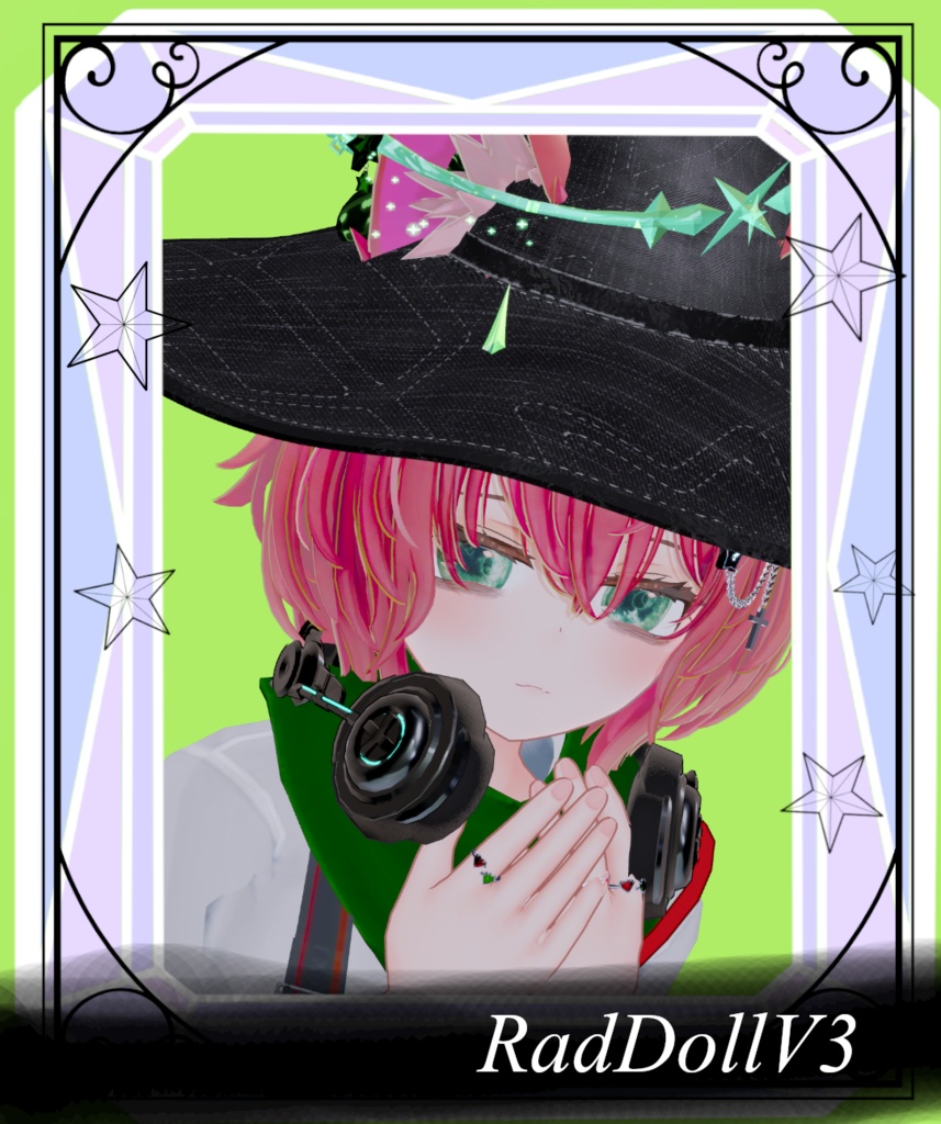 SALE【13アバター対応】星空を仰ぐアイテクスチャ【話題のルチカ対応】【キプフェルのみ無料配布】