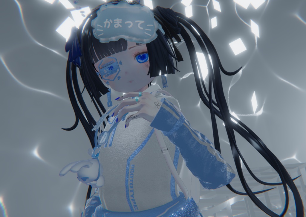 SALE【13アバター対応】星空を仰ぐアイテクスチャ【話題のルチカ対応】【キプフェルのみ無料配布】