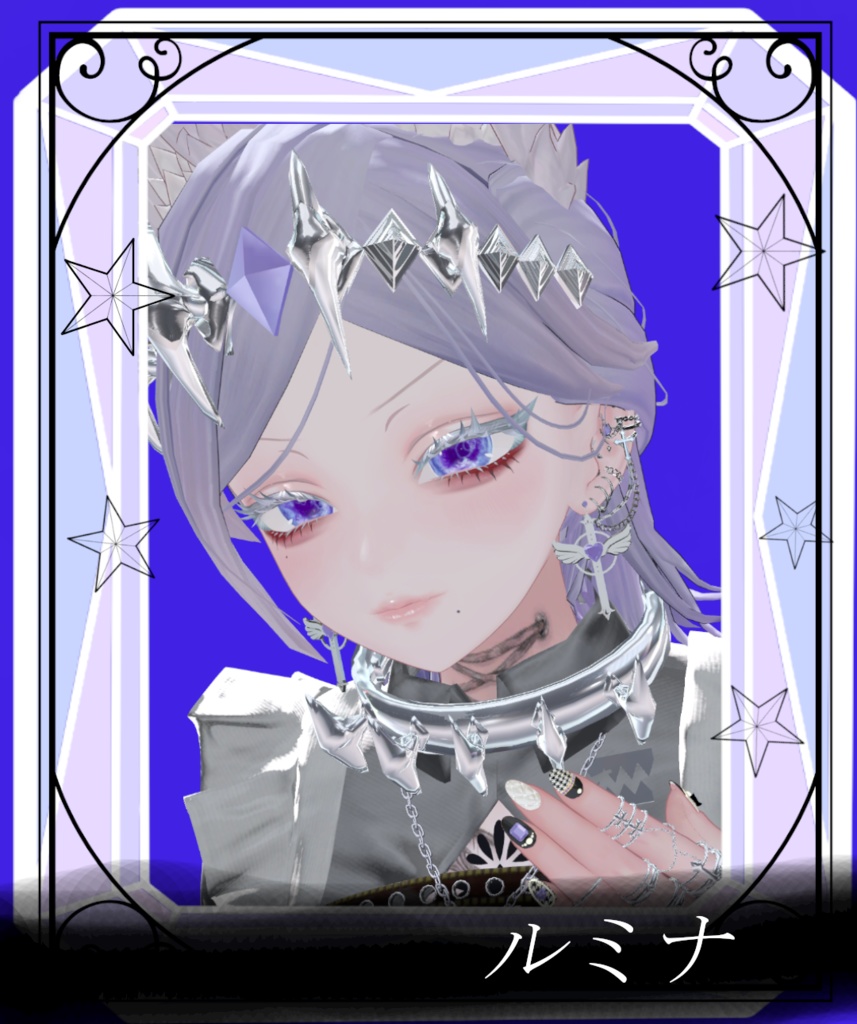 SALE【13アバター対応】星空を仰ぐアイテクスチャ【話題のルチカ対応】【キプフェルのみ無料配布】