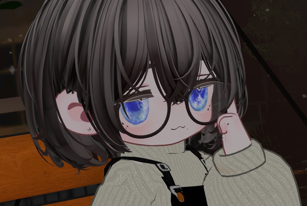 SALE【13アバター対応】星空を仰ぐアイテクスチャ【話題のルチカ対応】【キプフェルのみ無料配布】