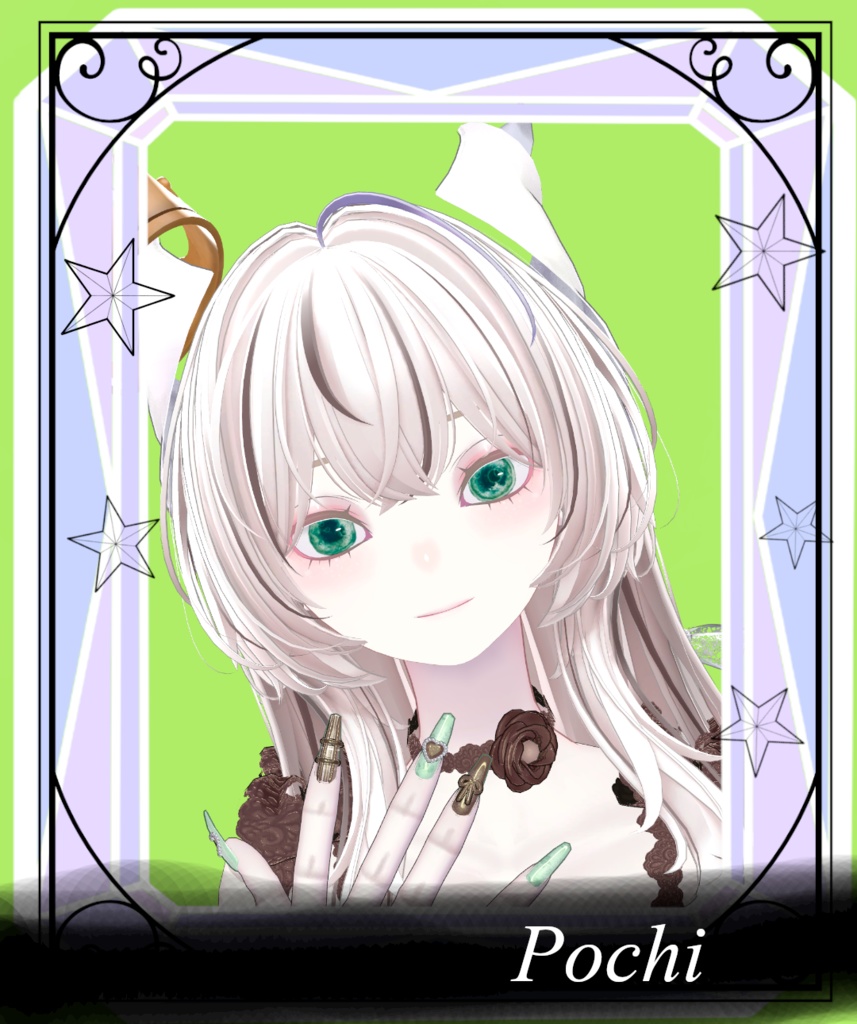 SALE【13アバター対応】星空を仰ぐアイテクスチャ【話題のルチカ対応】【キプフェルのみ無料配布】