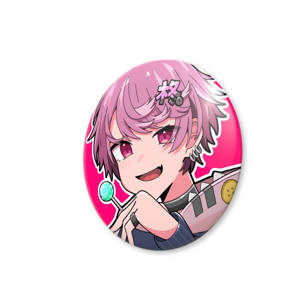 らぎさん缶バッジ3種-56mm