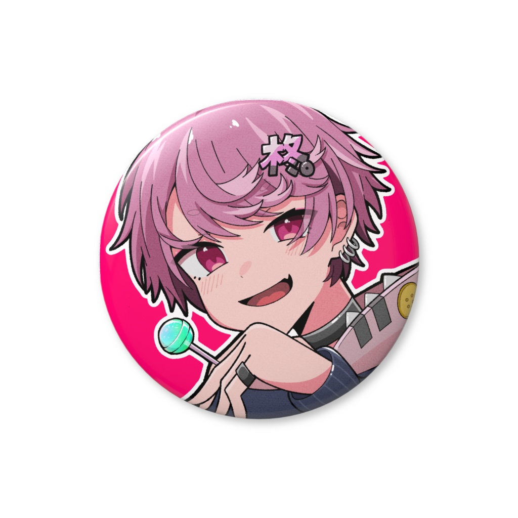 らぎさん缶バッジ3種-56mm