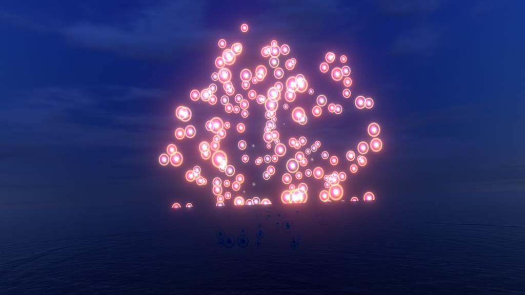 kiss bom heart キス ボム ハート particle